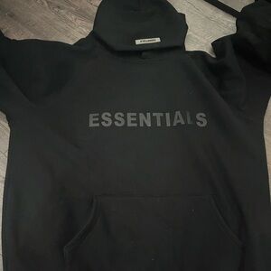 Essentials Jet Black Pullover